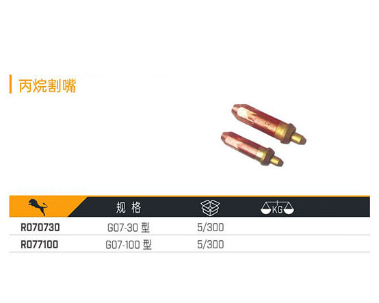 R070730 R077100 丙烷割嘴