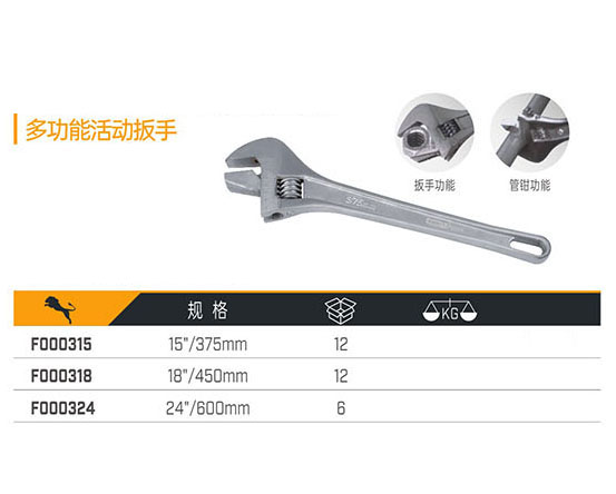 F000315 F000318 F000324 多功能活動扳手