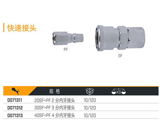 D071311 D071312 D071313 快速接頭