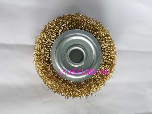 平型鋼絲輪黃125mm