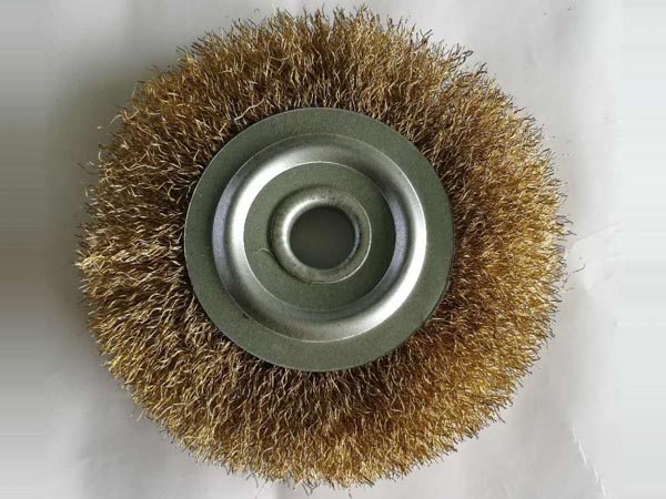 平型鋼絲輪黃100mm