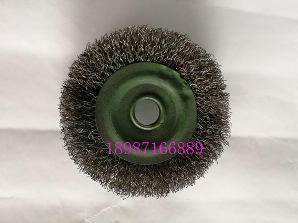 平型鋼絲輪黑100mm