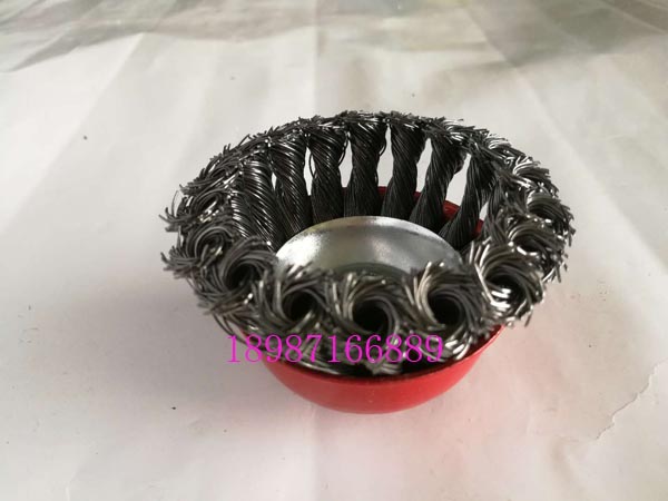 碗型扭絲鋼絲輪125mm