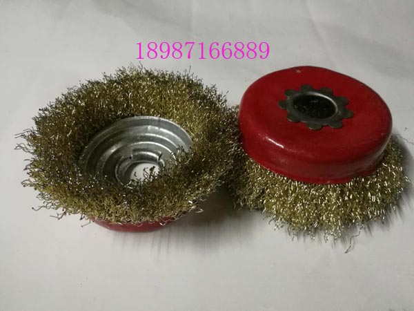 碗型鋼絲輪紅色125mm