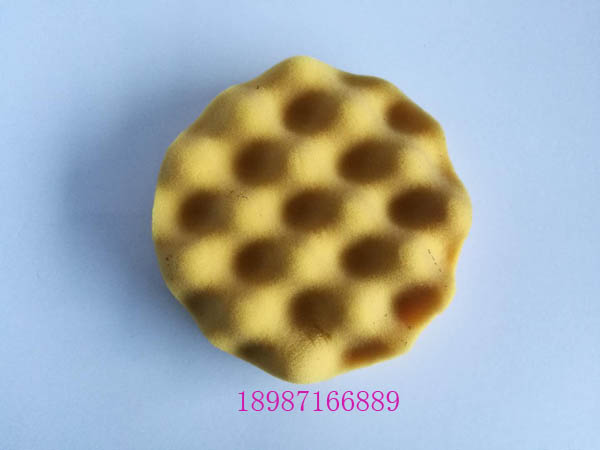 海棉波浪拋光輪150mm